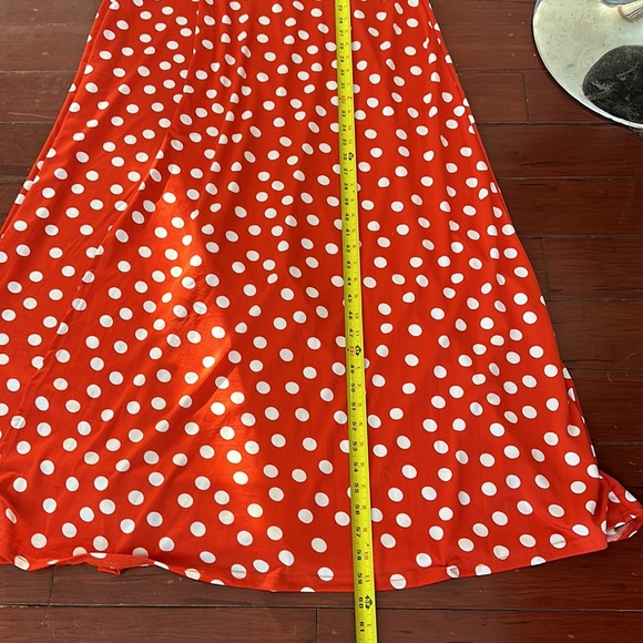 ☀️🆕BohoMaxi “Cinnamon” PolkaDot WrapDress NWT☀️ - Picture 15 of 17
